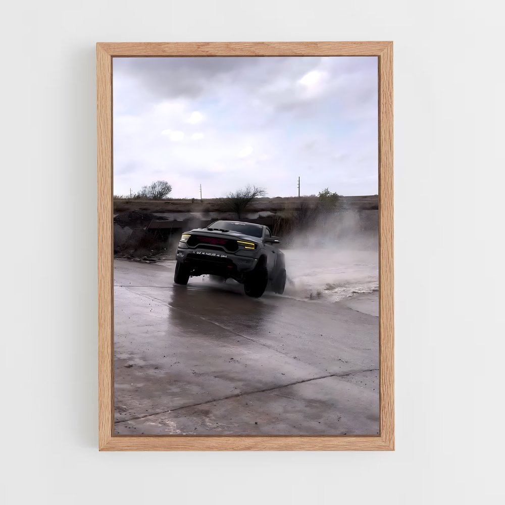 Poster Pluie de Boue – affiche Dodge (vue 4)